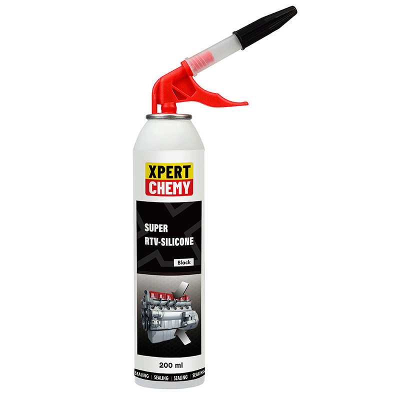 XPERTCHEMY® Super Black RTV Silicone Pressurized Can 200ml - xpertchemy